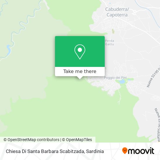 Chiesa Di Santa Barbara Scabitzada map