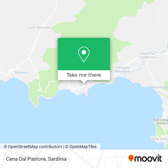 Cena Dal Pastore map