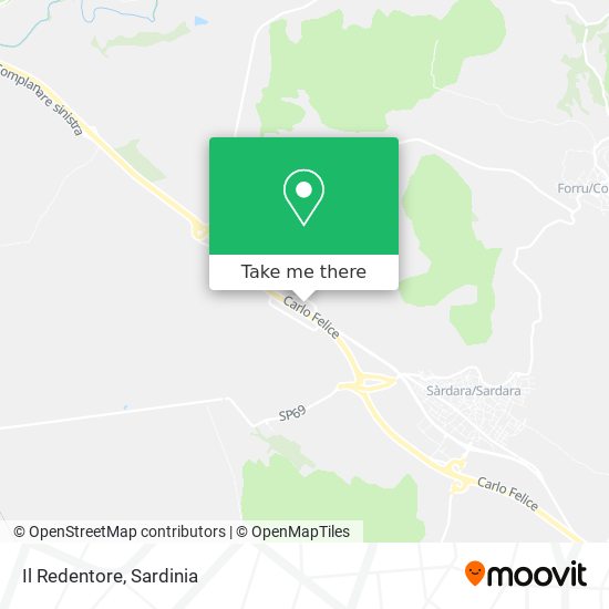 Il Redentore map