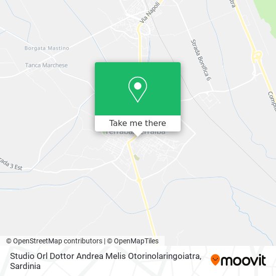 Studio Orl Dottor Andrea Melis Otorinolaringoiatra map