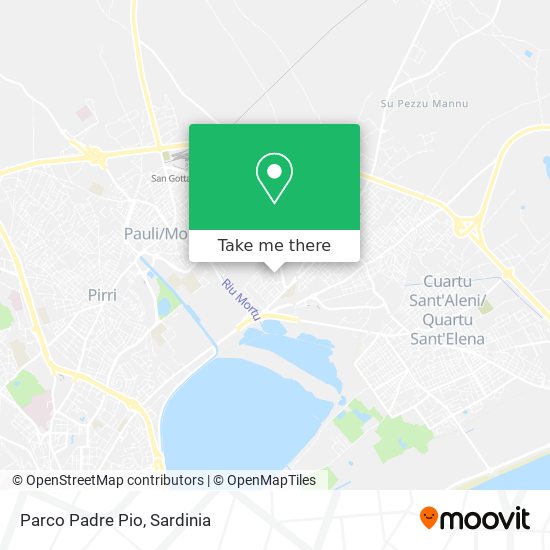 Parco Padre Pio map