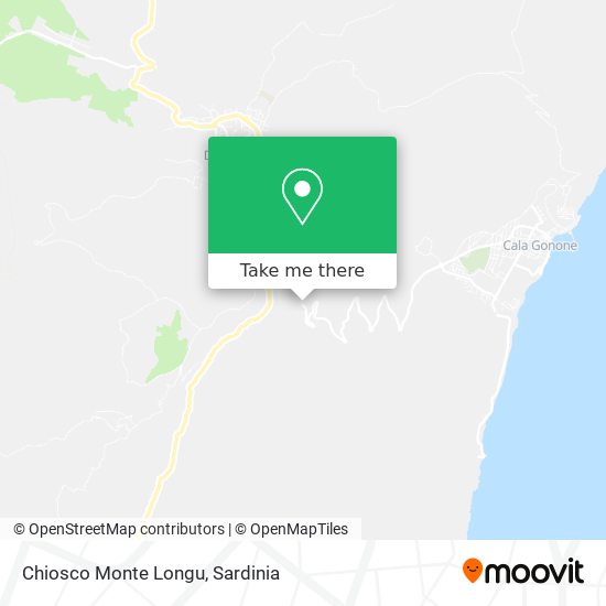 Chiosco Monte Longu map