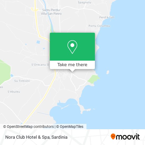 Nora Club Hotel & Spa map