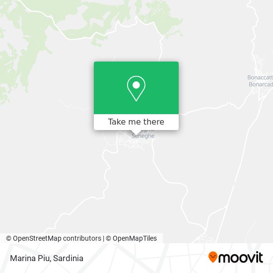 Marina Piu map