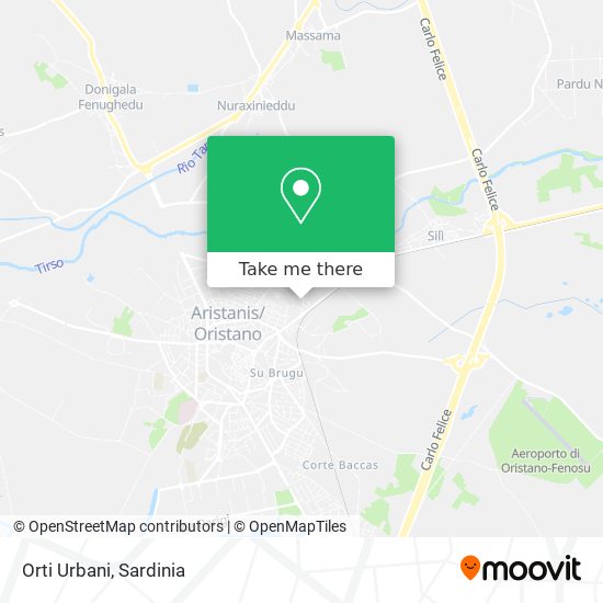 Orti Urbani map