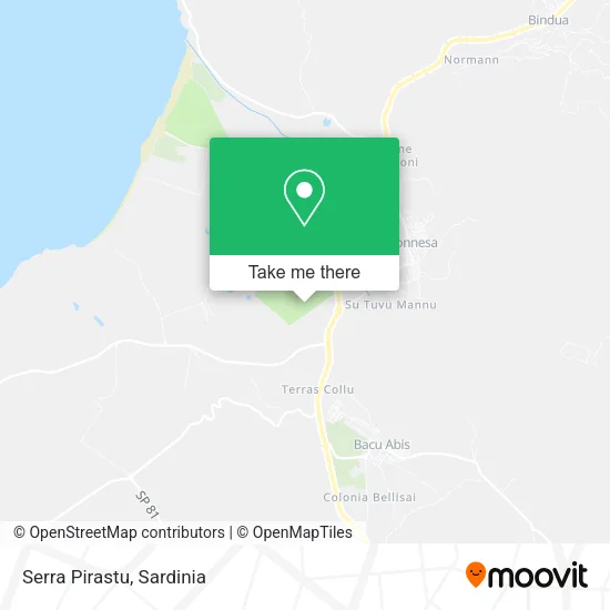 Serra Pirastu map