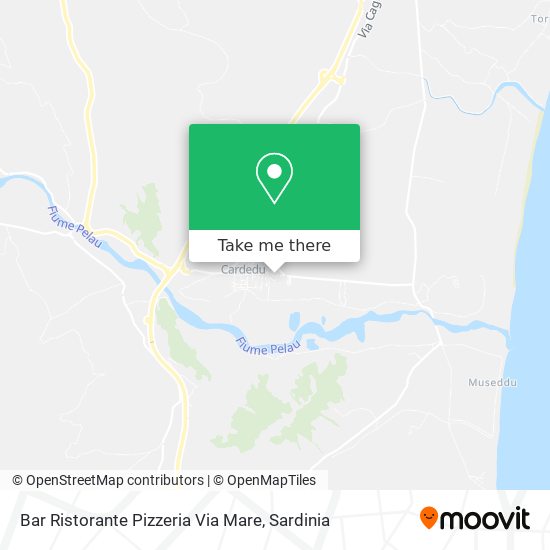 Bar Ristorante Pizzeria Via Mare map