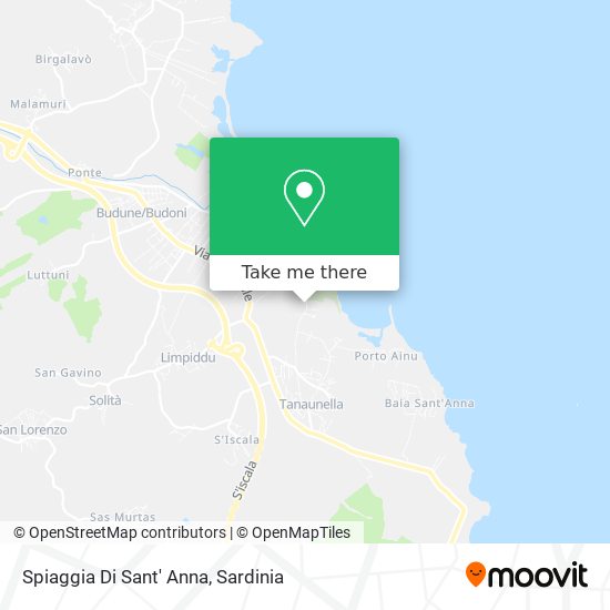 Spiaggia Di Sant' Anna map