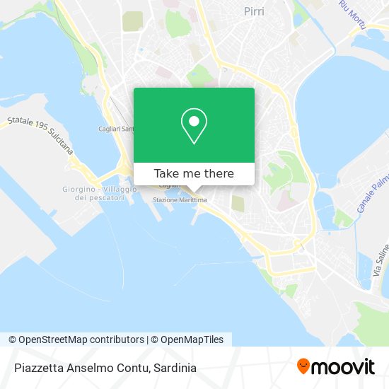 Piazzetta Anselmo Contu map