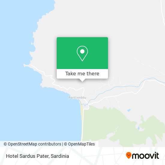 Hotel Sardus Pater map