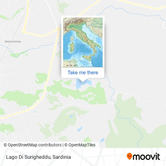 Lago Di Surigheddu map