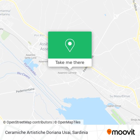 Ceramiche Artistiche Doriana Usai map