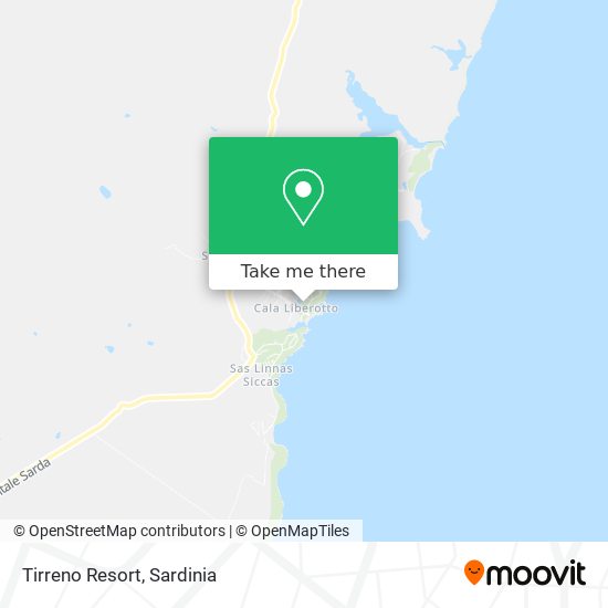 Tirreno Resort map
