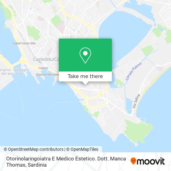 Otorinolaringoiatra E Medico Estetico. Dott. Manca Thomas map