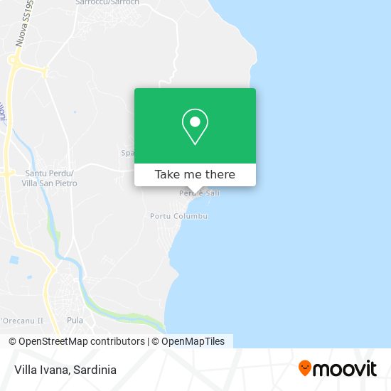 Villa Ivana map