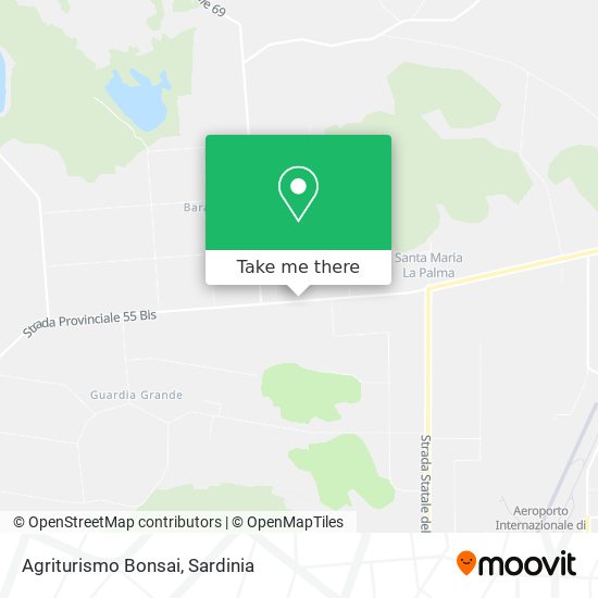 Agriturismo Bonsai map