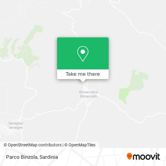 Parco Binzola map