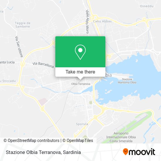 Stazione Olbia Terranova map