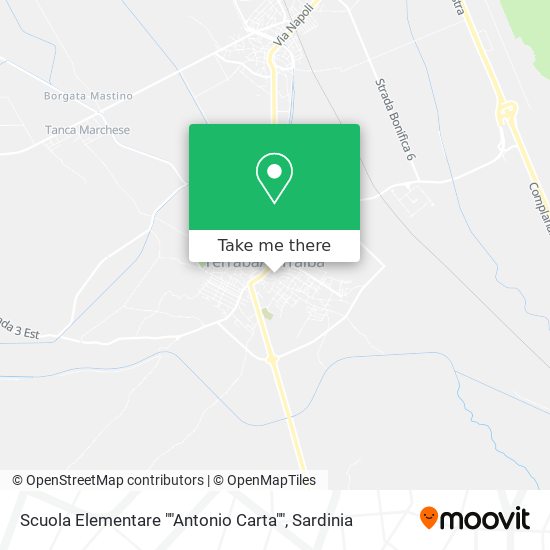 Scuola Elementare ""Antonio Carta"" map