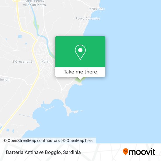 Batteria Antinave Boggio map