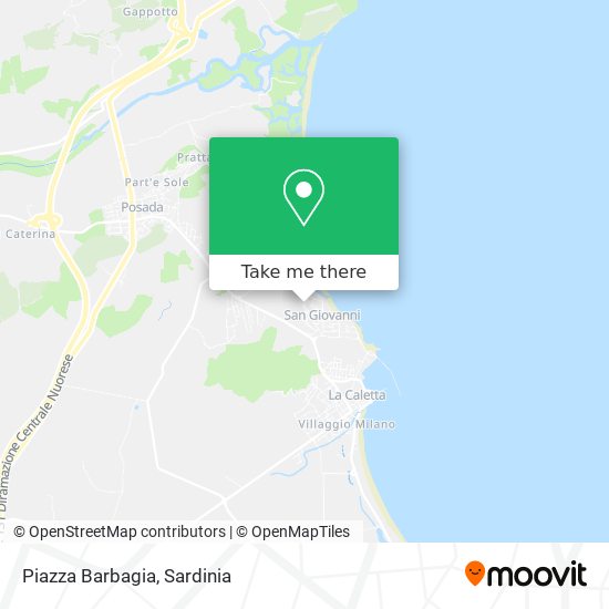 Piazza Barbagia map