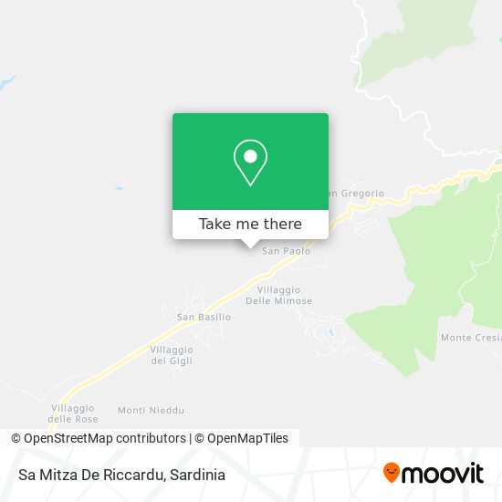 Sa Mitza De Riccardu map