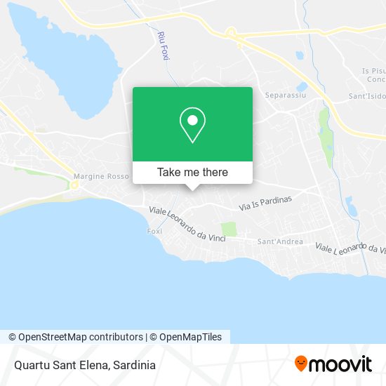 Quartu Sant Elena map