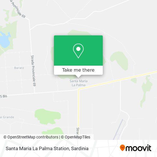 Santa Maria La Palma Station map
