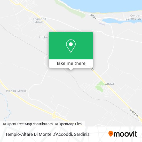 Tempio-Altare Di Monte D'Accoddi map