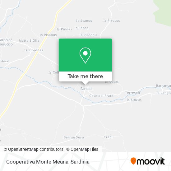 Cooperativa Monte Meana map