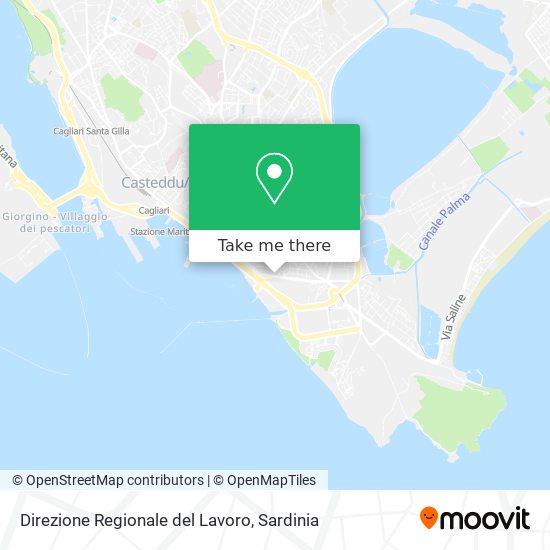 Direzione Regionale del Lavoro map