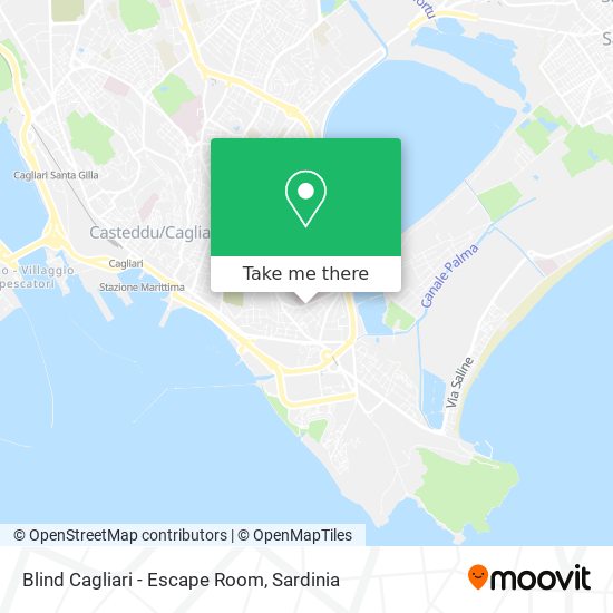 Blind Cagliari - Escape Room map