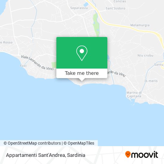 Appartamenti Sant'Andrea map