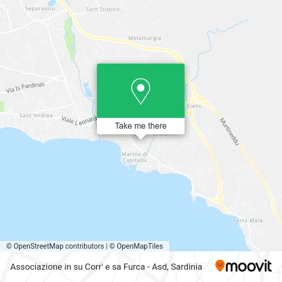 Associazione in su Corr' e sa Furca - Asd map