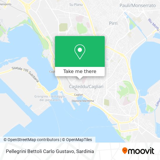 Pellegrini Bettoli Carlo Gustavo map