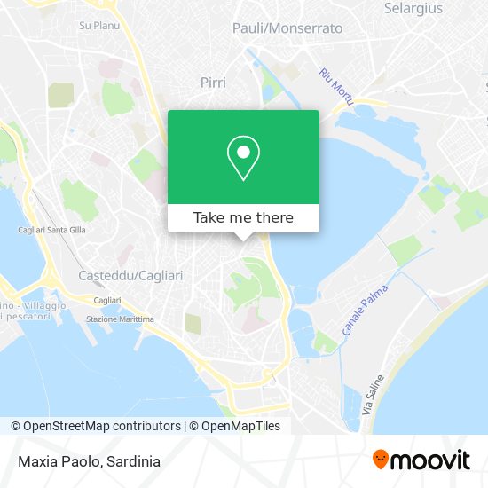 Maxia Paolo map
