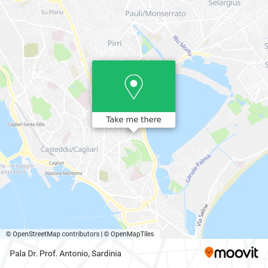Pala Dr. Prof. Antonio map