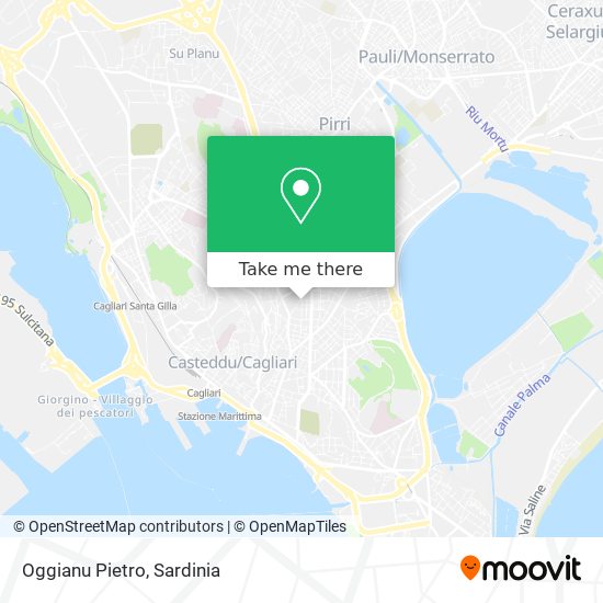 Oggianu Pietro map