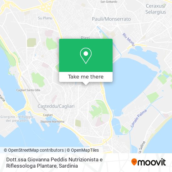Dott.ssa Giovanna Peddis Nutrizionista e Riflessologa Plantare map