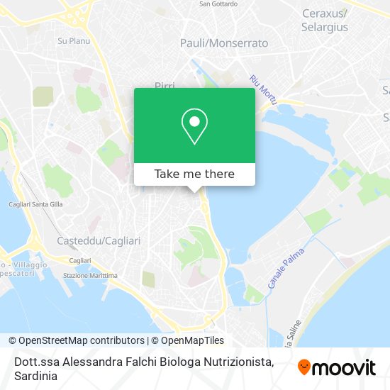 Dott.ssa Alessandra Falchi Biologa Nutrizionista map