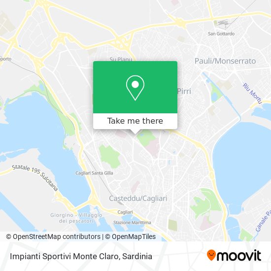 Impianti Sportivi Monte Claro map