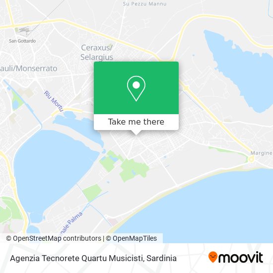 Agenzia Tecnorete Quartu Musicisti map