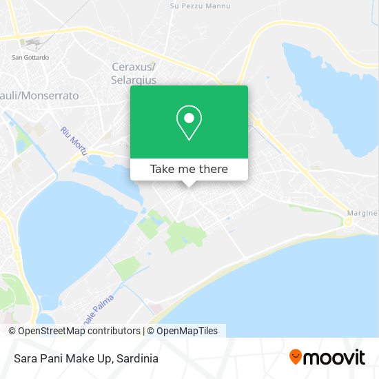 Sara Pani Make Up map