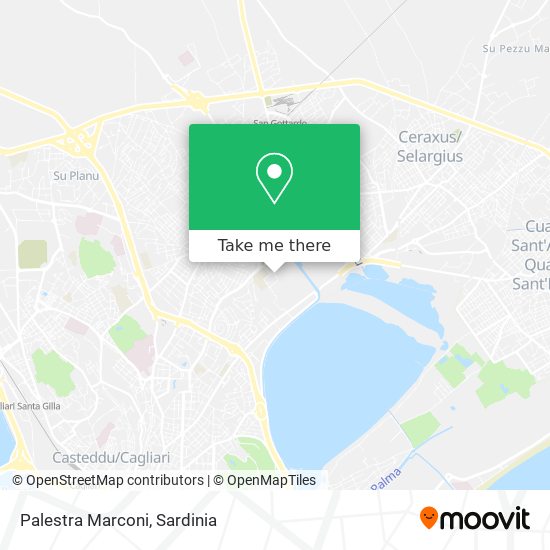 Palestra Marconi map