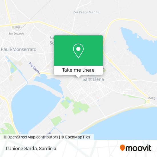 L'Unione Sarda map