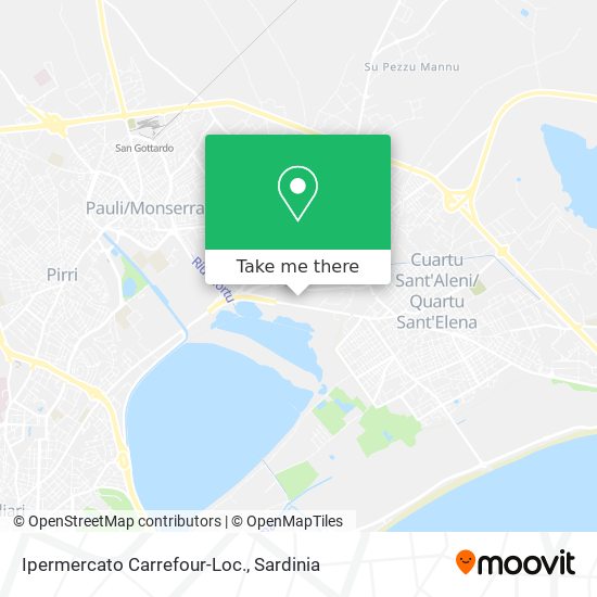 Ipermercato Carrefour-Loc. map