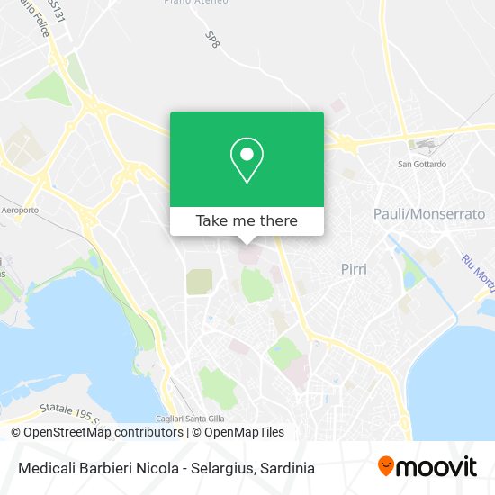 Medicali Barbieri Nicola - Selargius map