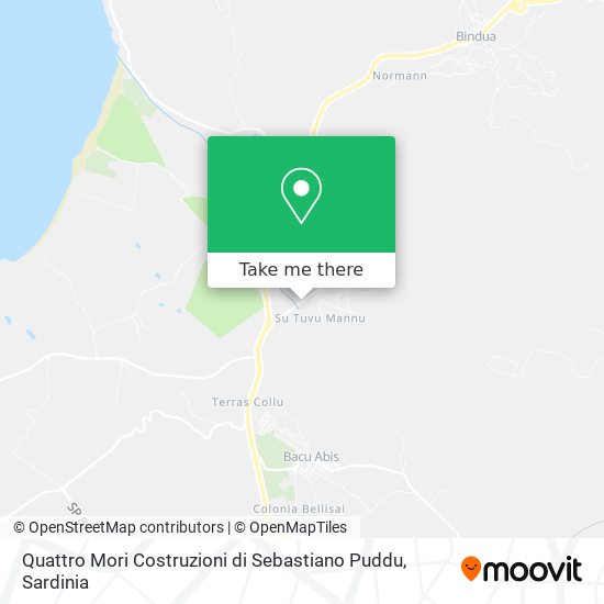 Quattro Mori Costruzioni di Sebastiano Puddu map