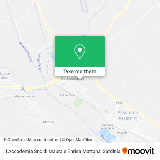 L'Accademia Snc di Maura e Enrica Mattana map