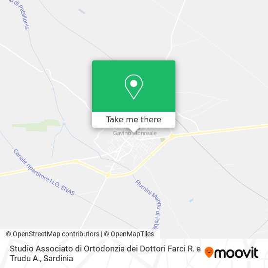 Studio Associato di Ortodonzia dei Dottori Farci R. e Trudu A. map